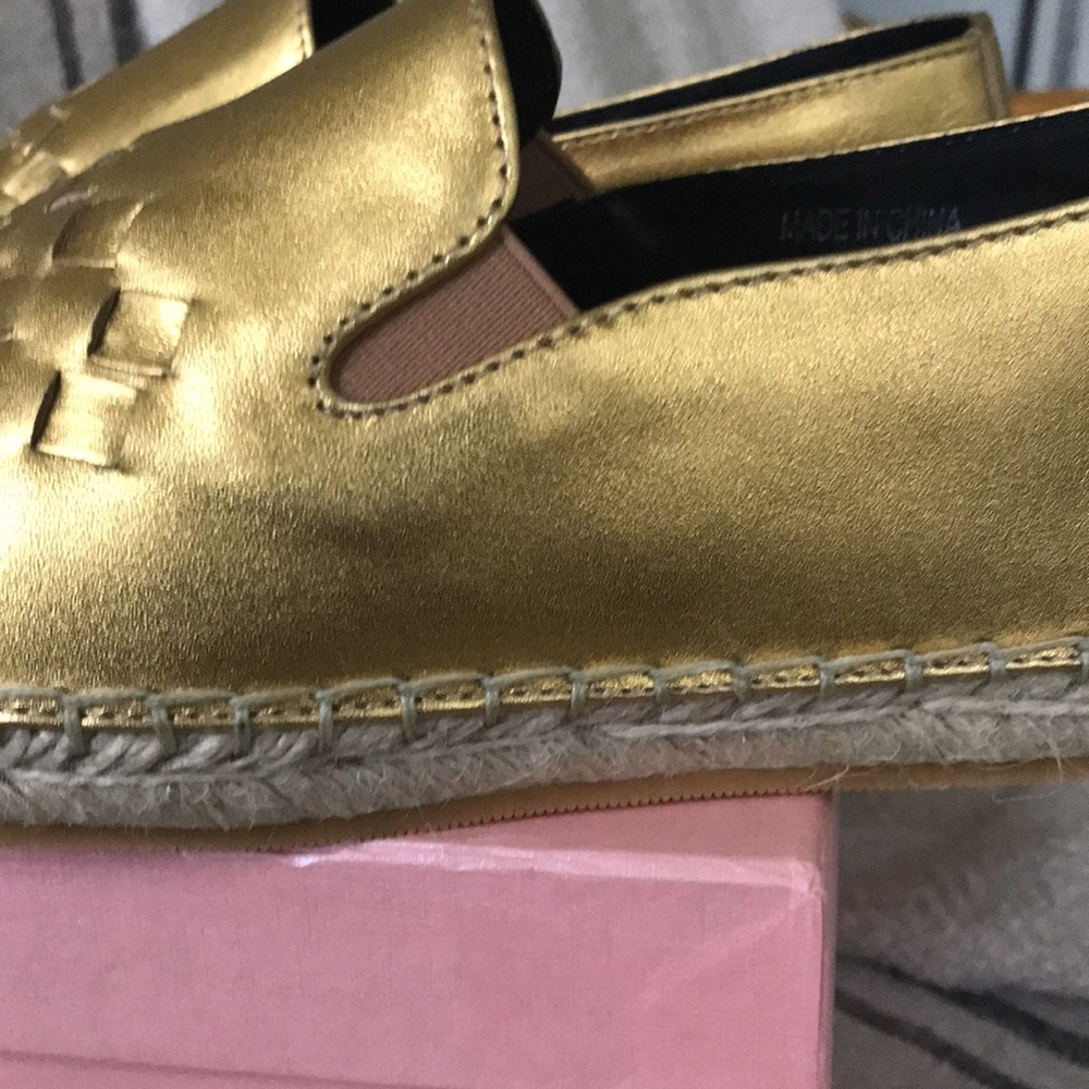 Vivo Rosa leather espadrilles NWOT Made in Italy US7.5 - Picture 4 of 12